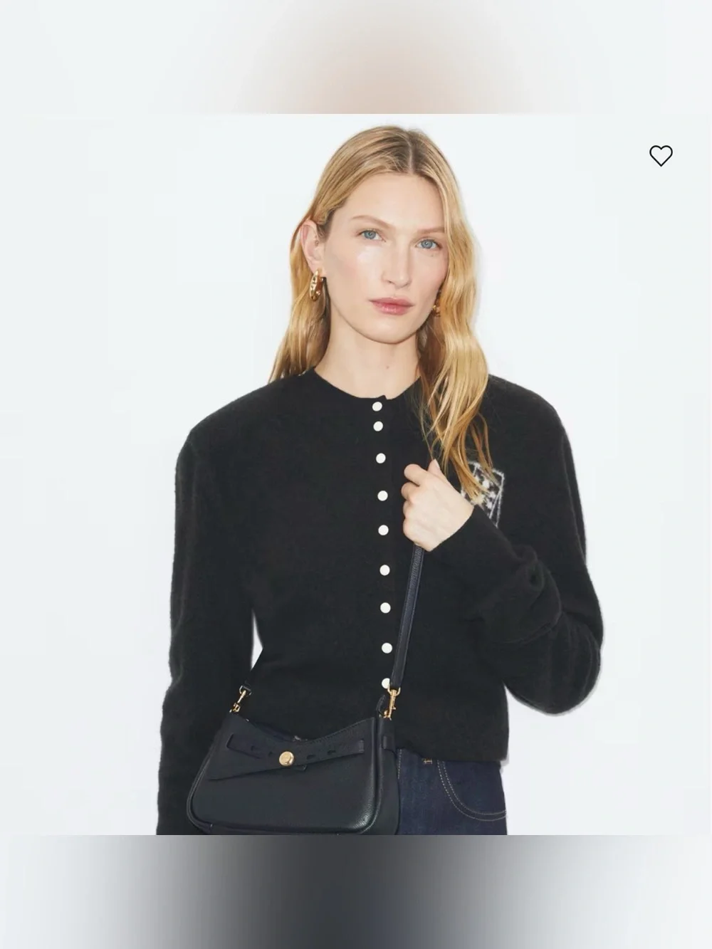 Tory Burch Romy Zip Top Leather Crossbody Bag